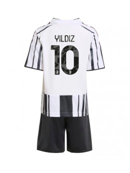 Billige Juventus Kenan Yildiz #10 Hjemmedraktsett Barn 2025-26 Kortermet (+ Korte bukser)